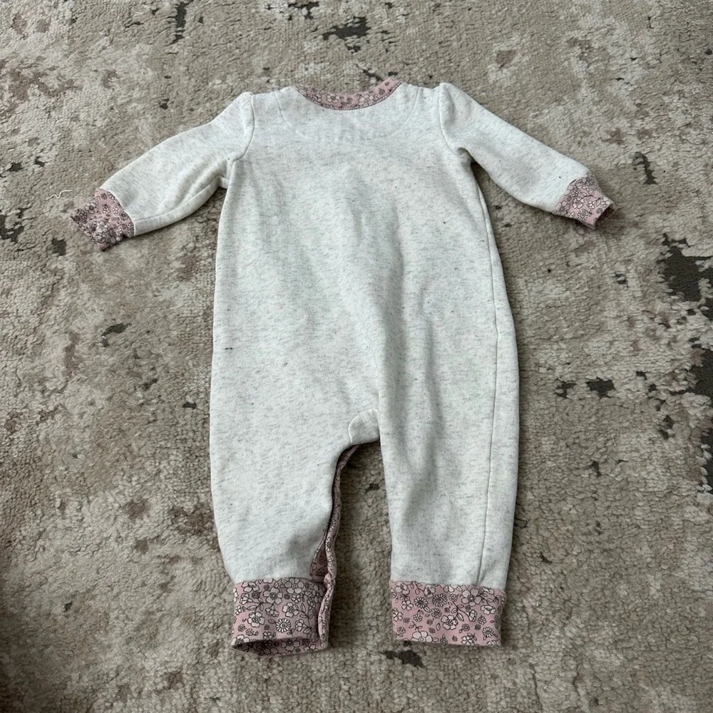 Gap Baby Fleece Long Sleeve One-Piece Size 3-6 Months